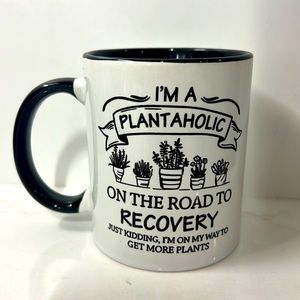 NEW Plant Coffee Mug “Plantaholic”